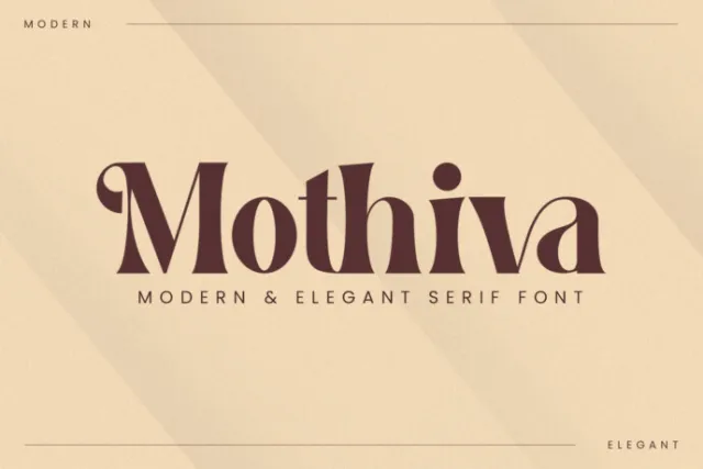 Mothiva Serif Font