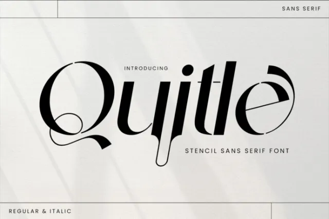 Quitle Sans Serif Font