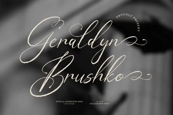 Geraldyn Brushko Font