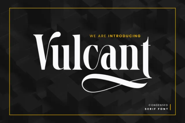 Vulcant Serif Font Download for Free