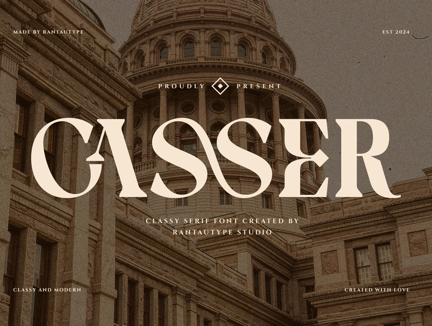 Casser Classy Serif Font