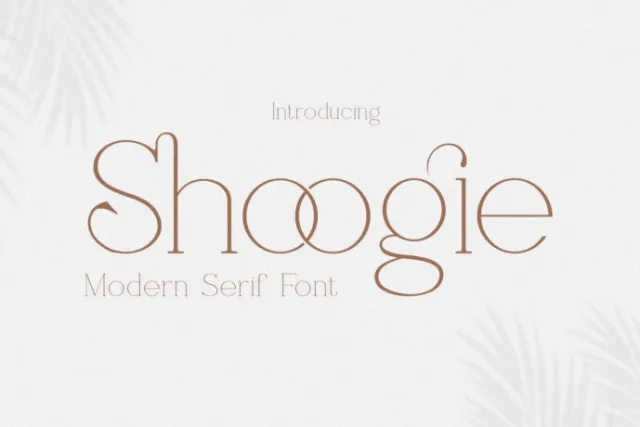 Shoogie Serif Font