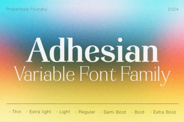 Adhesian Serif Font Family