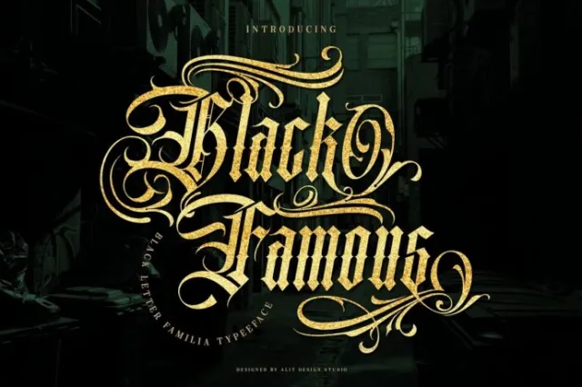 Black Famous Font