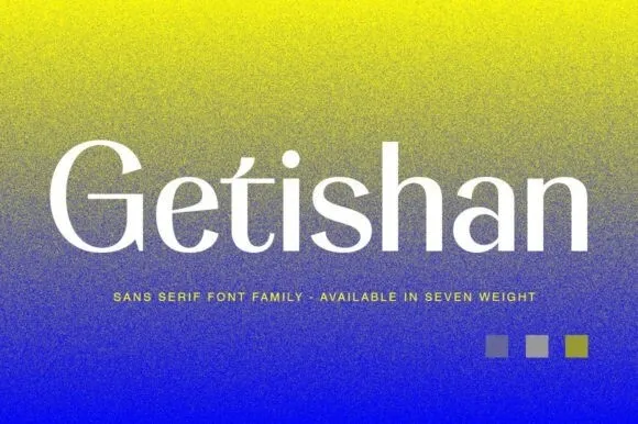 Getishan Font Free Download