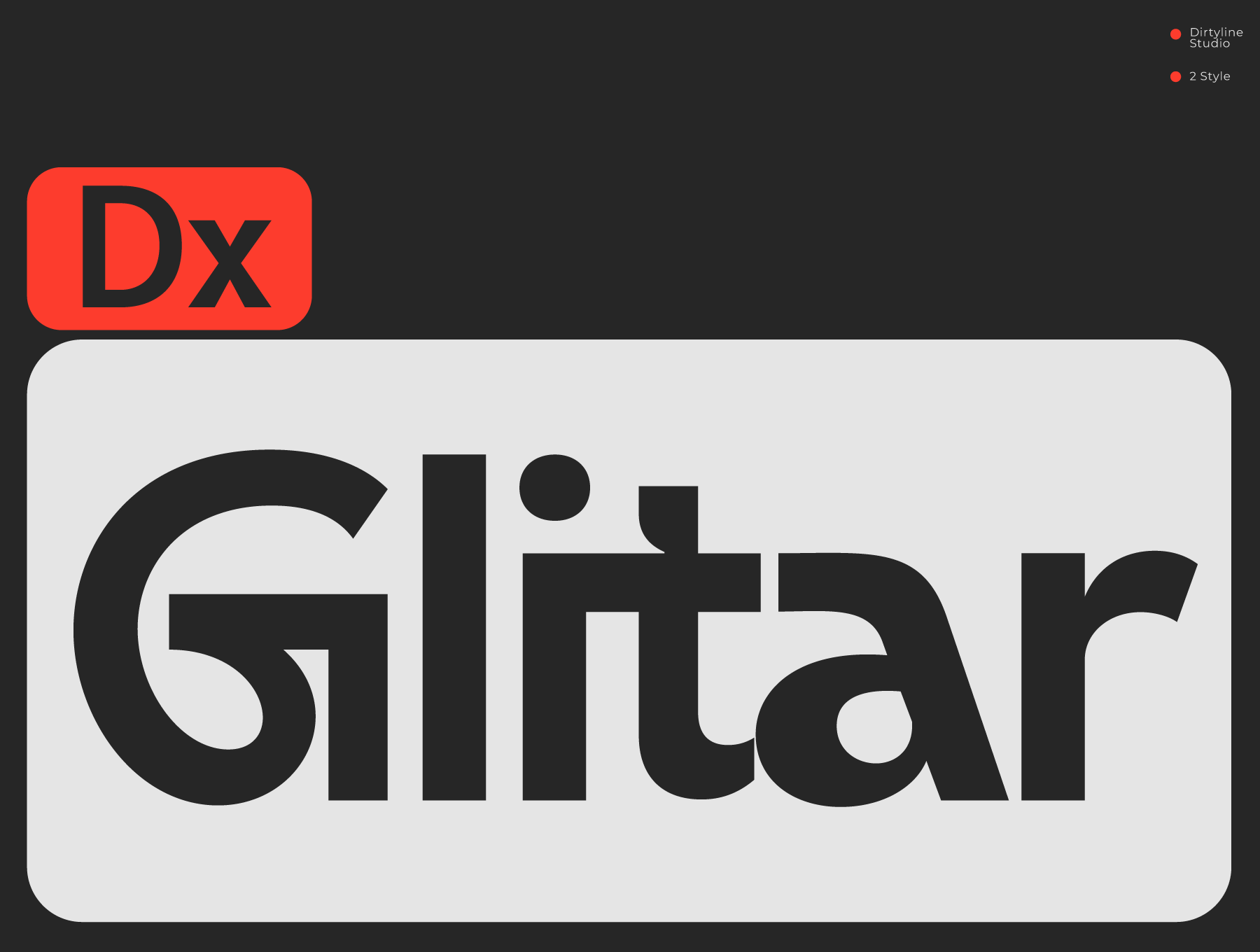 Dx Glitar Sans Serif Font for Your Project