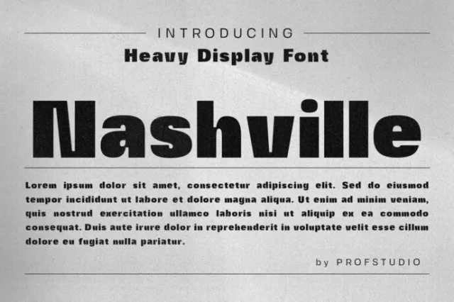 Nashville Sans Font